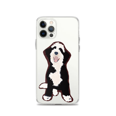 Bernedoodle iPhone Case